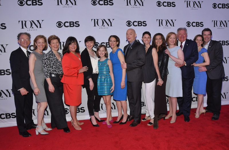 The cast and creative team of Tony nominated Fun Home. Credit: Shevett Studios