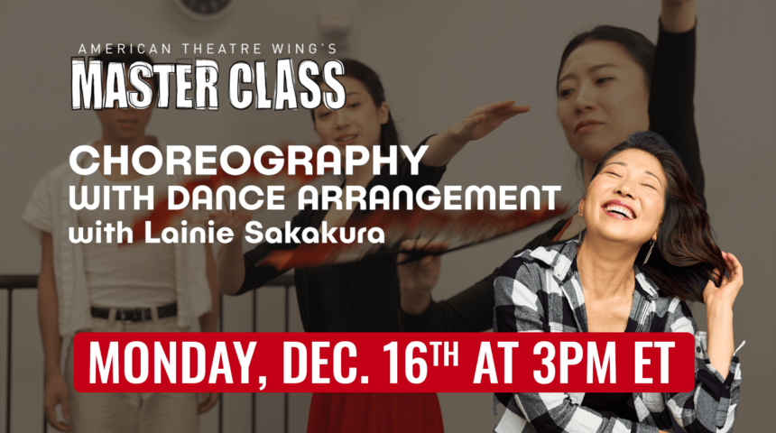 Master Class RSVP: Choreography with Dance Arrangement with Lainie Sakakura