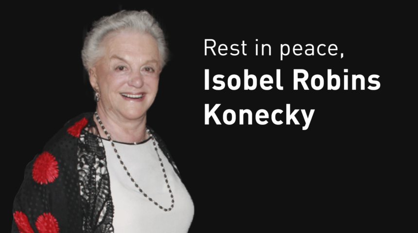 Honoring Isobel Robins Konecky