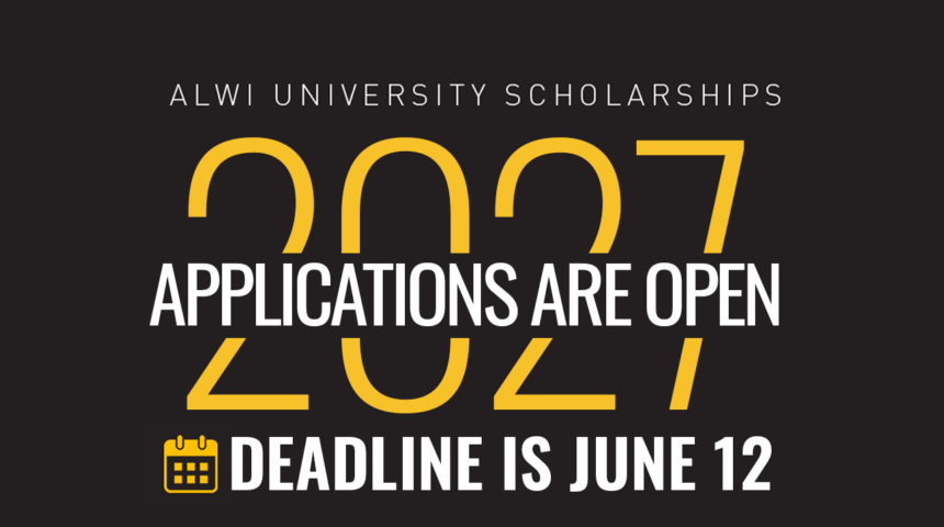 Applications Open for 2027 ALWI University Scholarships